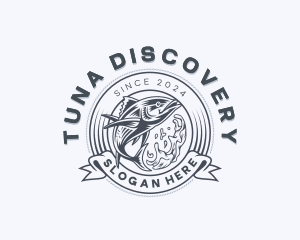 Tuna Fish Fisheries logo design