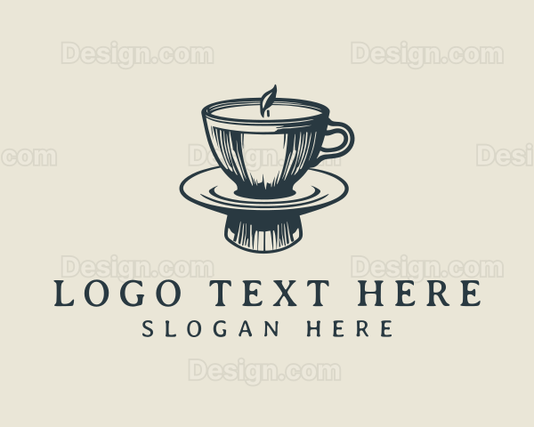 Tea Coffee Cup Saucer Logo