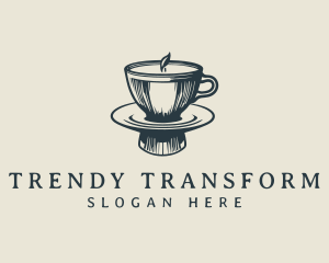 Tea Coffee Cup Saucer logo