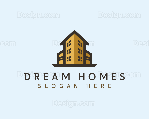 Building Apartment Housing Logo