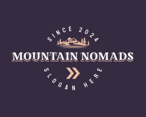 Mountaineering Adventure Travel logo design