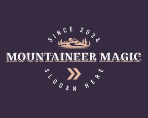 Mountaineering Adventure Travel logo design