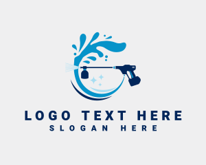 Pressure Washer Splash Cleaning  Logo