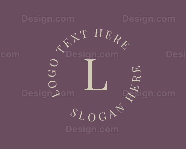 Luxury Elegant Salon Logo