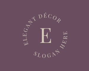 Luxury Elegant Salon logo design