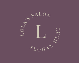 Luxury Elegant Salon logo design