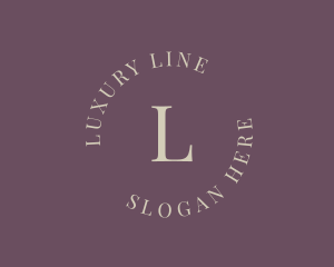 Luxury Elegant Salon logo design