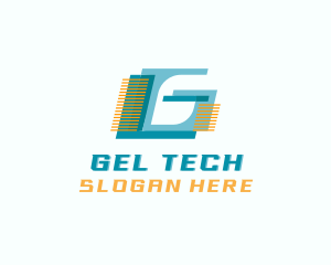 Tech Business Letter G logo design