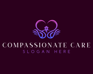 Heart Care Shelter logo design