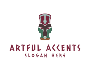 African Totem Relic logo design