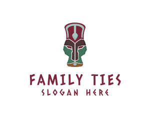 African Totem Relic logo design