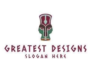 African Totem Relic logo design