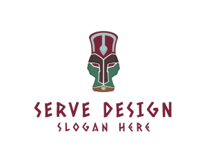 African Totem Relic logo design