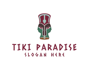 African Totem Relic logo design