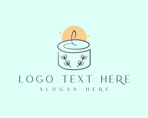 Bright Floral Candle logo