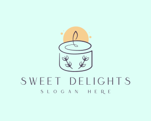 Bright Floral Candle logo
