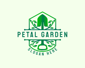 Shovel Botanical Gardening  logo design