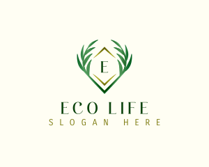 Nature Organic Leaves logo design