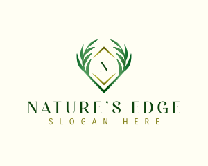 Nature Organic Leaves logo design