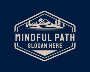 Mountain Path Adventure logo design