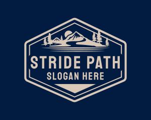 Mountain Path Adventure logo design