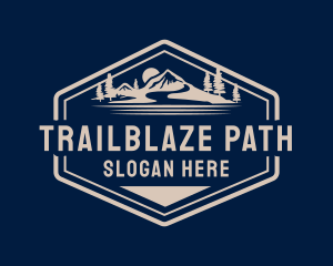 Mountain Path Adventure logo design