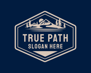 Mountain Path Adventure logo design