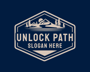 Mountain Path Adventure logo design