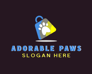 Vet Pet Bag logo design