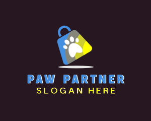 Vet Pet Bag logo design