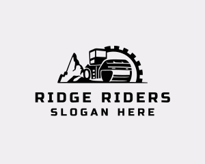 Cog Road Roller logo design