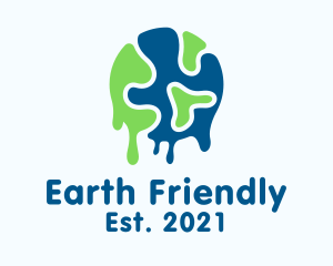 Earth Global Warming  logo design