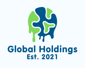 Earth Global Warming  logo design