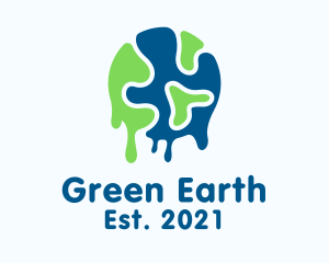 Earth Global Warming  logo design