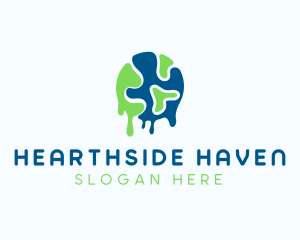 Earth Global Warming  logo
