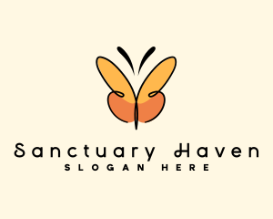 Butterfly Insect Sanctuary logo design