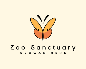 Butterfly Insect Sanctuary logo design