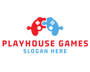 Puzzle Game Controller logo design