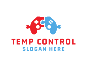 Puzzle Game Controller logo design