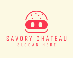 Pork Burger Restaurant  logo design