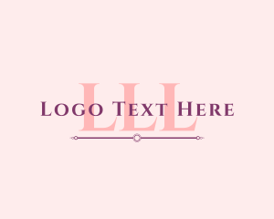 Feminine Fashion Apparel Signature logo