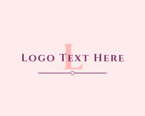 Feminine Fashion Apparel Signature Logo