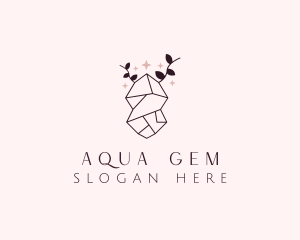 Sparkle Diamond Gem logo design