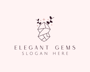 Sparkle Diamond Gem logo design