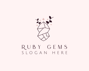 Sparkle Diamond Gem logo design