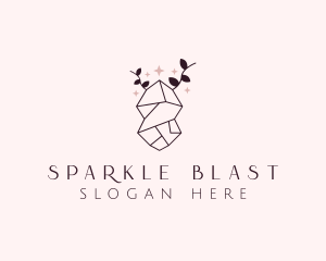 Sparkle Diamond Gem logo design