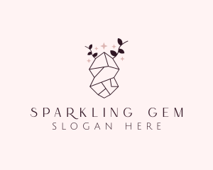 Sparkle Diamond Gem logo design