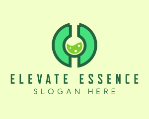 Green Laboratory Letter O logo