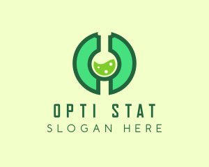 Green Laboratory Letter O logo design