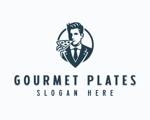 Gourmet Pizza Restaurant logo design